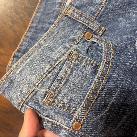 ARDEN B women’s distressed Cropped Pants Size 4 26 x 31 EUC vintage Y2K fashion - Picture 8 of 11